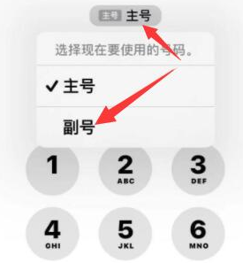 七星苹果14维修店分享iPhone 14 Pro Max使用副卡打电话的方法 